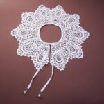 Hanfu cloud shoulder pearl lace shawl