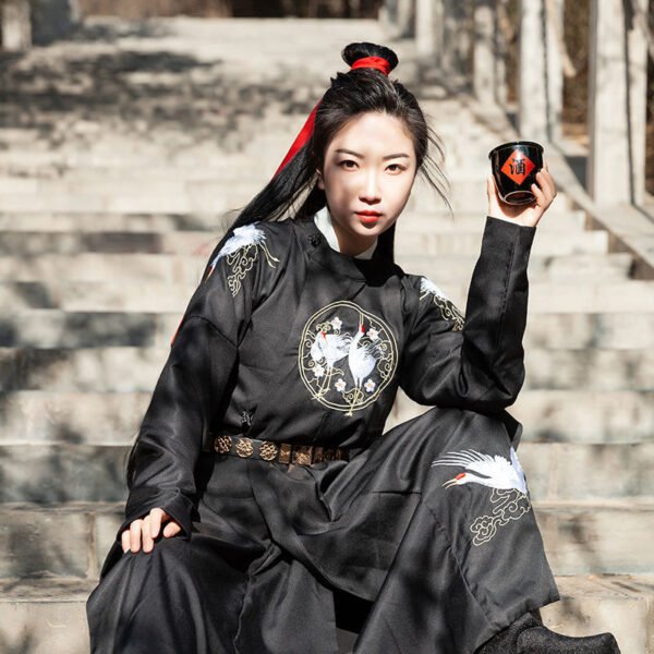 Tang Dynasty Hanfu waist length flying fish suit