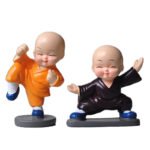 Kung Fu little monk car ornaments creative doll car accessories manufacturers car decoration small ornaments wholesale - Image 4