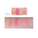 O.TWO.O Four-color Blush + Contouring Powder Pan Shadow Modification Facial Contour Contouring Powder 4 Colors N9110 - Image 9