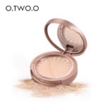 O.TWO.O rose gold powder cake long-lasting oil control base makeup dry and wet dual-use makeup foundation 8 color makeup 9114