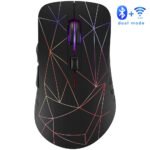 Cross-border dual-mode bluetooth wireless mouse mute light-emitting rechargeable computer notebook office gaming spot wholesale - Image 5