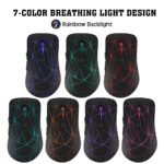 Cross-border dual-mode bluetooth wireless mouse mute light-emitting rechargeable computer notebook office gaming spot wholesale - Image 2