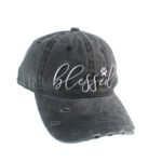 Cross-border new washed retro old baseball cap personalized embroidery ripped edging peaked cap spot wholesale - Image 6