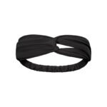 New pleated high elastic skin-friendly solid color cross bundled headband ladies lulu yoga sports hair bundle headband Europe and the United States - Image 6