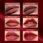 Perfect Diary Glossy Glamour Select Velvet Liquid Lipstick Matte Lightweight Long Lasting Lipstick - Image 4