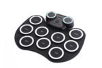 WESI portable electronic drummer roll electronic drum flashing light bluetooth drum built-in lithium battery with horn - Image 6