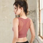 No steel ring mesh beauty back double-layer sports bra quick-drying shock-proof fitness yoga running sports underwear vest women - Image 2