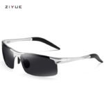 New polarized sunglasses fashion myopia glasses men's sports black sunglasses 8177 metal retro half frame - Image 5