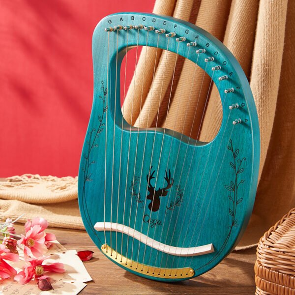 CEGA16 string lyre harp 19 string lyre small lyre beginner Konghou portable musical instrument cross-border wholesale
