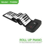 88-key professional silicone piano player roll piano can be connected to computer tablet APP soft folding portable electronic piano