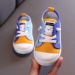 Spot wholesale children's shoes children's canvas shoes children's Korean version boys and girls canvas shoes soft bottom kindergarten indoor shoes - Image 8