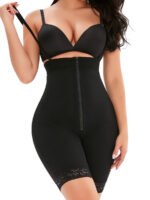 Cross-border TOPMELON popular high-waisted breasted zipper long non-slip waistband waist waist hip pants D1611 - Image 6