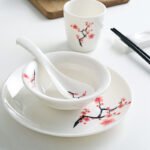 Melamine Tableware Commercial Table Set Wholesale Hotel Catering Four-Piece Set Hot Pot Buffet Drop-resistant Cup Dishes Spoon - Image 2