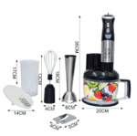 European multi-functional kitchen hand-held cooking stick baby food supplement electric stirring stick cooking machine juicer vegetable cutter - Image 5
