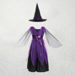 2022 Halloween costumes European and American children cosplay anime costumes witch cosplay Halloween costumes - Image 5