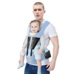 Four Seasons Multifunctional Breathable Double Shoulder Front Carrying Baby Carrier Baby Waist Stool Wholesale Maternal and Infant Products Factory Direct Sales