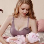 High-end pregnant women's front buckle large size breastfeeding underwear thin section anti-sagging gathered big breasts no steel ring bra breastfeeding clothes