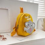 Children's bags 1-3-5 years old boy canvas backpack cartoon cute girl backpack baby kindergarten school bag - Image 3