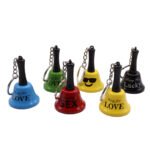 Factory direct supply class bell metal hand bell wooden handle hand bell copper bell old man call bell copper bell - Image 3