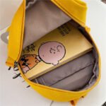 Children's bags 1-3-5 years old boy canvas backpack cartoon cute girl backpack baby kindergarten school bag - Image 4