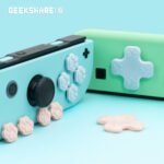 Extremely want genuine switch cat claw heart-shaped button stickers ns cross color stickers rocker cap protective sleeve accessories