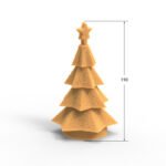 Christmas Tree Cake Mold Christmas Tree Small Cake Baking DIY Abrasives Christmas Products Epoxy Fondant Mold - Image 2