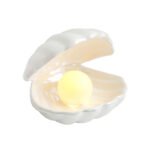 2022 new fantasy ceramic pearl shell lamp for girls birthday gift mermaid princess treasure night lamp sleeping