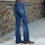 Spot Amazon Independent Station Cross-border Ladies Jeans Embroidered Washed Slim Jeans Women's Trousers - Image 2