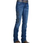 Spot Amazon Independent Station Cross-border Ladies Jeans Embroidered Washed Slim Jeans Women's Trousers - Image 3