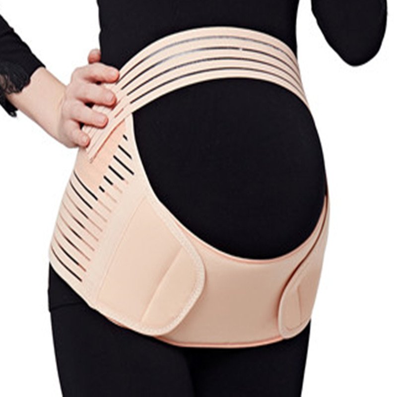 21986342006_1066397780.jpg Cross-border dedicated prenatal adjustable abdominal support belt for pubic pain, waist support belt, breathable support abdominal belt for pregnant women - Image 1
