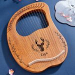 CEGA16 string lyre harp 19 string lyre small lyre beginner Konghou portable musical instrument cross-border wholesale - Image 2