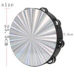 Laser double-row hand tambourine player beat drum Orff musical instrument dance performance hand drum early education primary school music teaching aids - Image 5