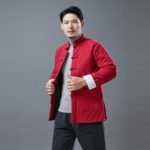 Improved Hanfu single-breasted casual coat - Image 6