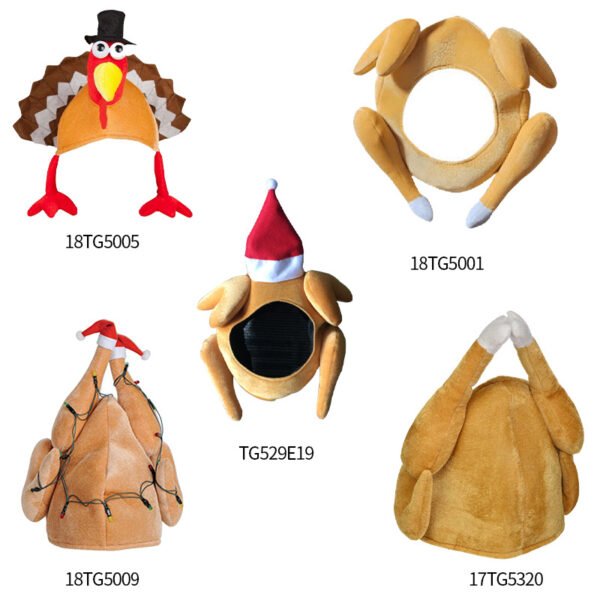 thanksgiving hat thanksgiving turkey hat moving turkey headgear thanksgiving decoration party hat