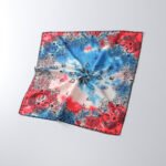 Multi-purpose cashew flower color-changing scarf with gradual tie-dyeing - Image 5