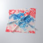 Multi-purpose cashew flower color-changing scarf with gradual tie-dyeing - Image 7