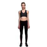 AliExpress Amazon's new side rainbow stripe sports high waist yoga pants elastic nine-point pants JK31-034 - Image 5