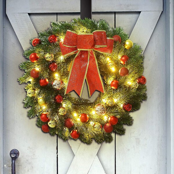 Christmas wreath 30/40/50cm Christmas decorations window props Christmas shopping mall arrangement Christmas wreath