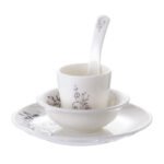 Melamine Tableware Commercial Table Set Wholesale Hotel Catering Four-Piece Set Hot Pot Buffet Drop-resistant Cup Dishes Spoon - Image 5