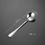 Ern 304 stainless steel western tableware 1010 coffee spoon spoon Korean cloth wheel light knife fork spoon company gift - Image 9