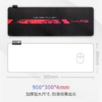 Daiji Yanxuan Gaming Mouse Pad RGB Symphony Light with Plug and Play Weaving Surface Oversized Rubber Base MP7022D Space Crack Color Random - Image 4