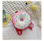 New kindergarten children's schoolbag cartoon three-dimensional rainbow donut backpack eggshell bag - Image 5