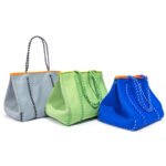 Self-supporting punching diving material beach bag mother bag manufacturer large capacity ladies beach bag - Image 5