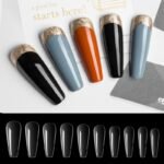 Sweet Color manicure nail patch full paste extended nail fake nail patch transparent nail piece 240 pieces with glue glue - Image 4