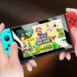 Biaz [paste damage guarantee] Nintendo switch tempered film Nintendo protective film full screen coverage anti-Blu-ray game console glass front film NS accessories - Image 6