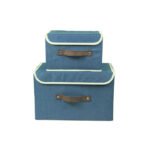 Simple modern storage box with cover linen box foldable finishing box student dormitory household finishing box spot - Image 7