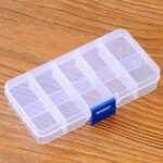 Multi-grid transparent medicine box storage box storage jewelry finishing box assembled 10 grids 15 grids 24 grids - Image 3