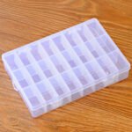 Multi-grid transparent medicine box storage box storage jewelry finishing box assembled 10 grids 15 grids 24 grids - Image 4