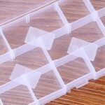 Multi-grid transparent medicine box storage box storage jewelry finishing box assembled 10 grids 15 grids 24 grids - Image 5